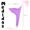 Universo en Linea Trio Orinal Urinal Femenino Portátil Silicona Reutilizable