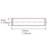 Yesallwas Knock Pins 3mm X 18mm Parallel Pins Stainless Steel
