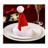 Burwells Set Of 6 Santa Hat Place Card Holders Christmas