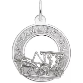 Rembrandt Sterling Silver Charleston Carriage Ring Charm by Rembrandt