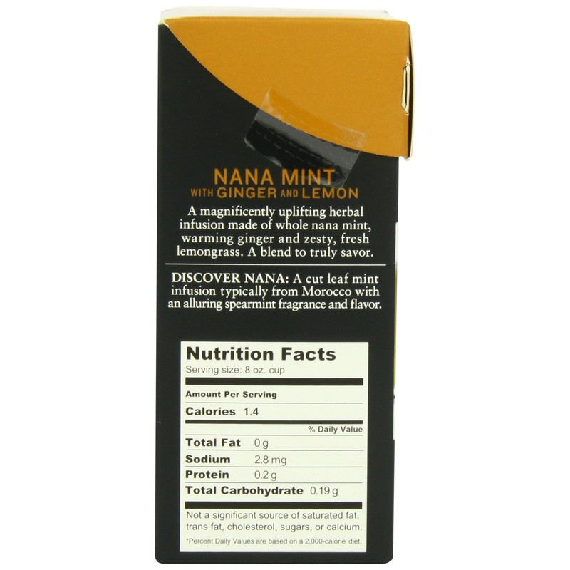 Wissotzky Tea Signature Collection Nana Mint with Ginger and Lemon