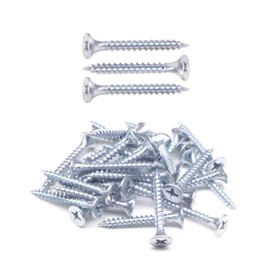 IMScrews #6 x 1-3/8" Drywall Screws – 200 Pcs Zinc Coated Flat Head Phillips Wood Screws, Fine Thread, Sharp Point, 1022A Carbon Steel