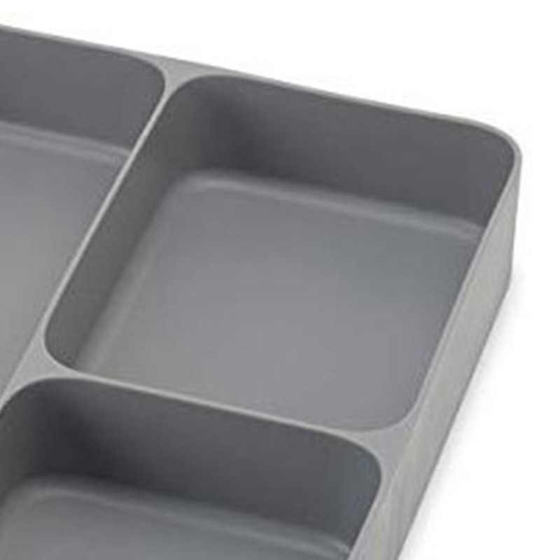 Silverware Drawer Organizer 3 in 1 Eco Friendly Plastic Multifunction