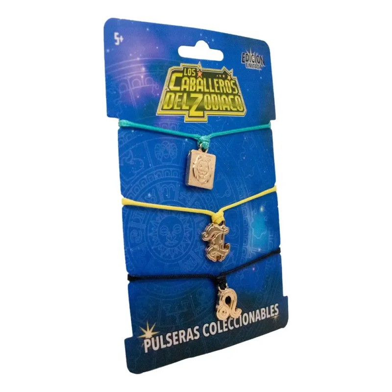 Pulseras De Amistad Leo - Caballeros Del Zodiaco Set 3