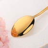 Pack of 12 Dinner Spoons, Buyer Star Gold Stainless Steel
