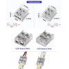 YUTOKEER LED Strip Connector, 2-Pin 8 mm Solderless for 5050