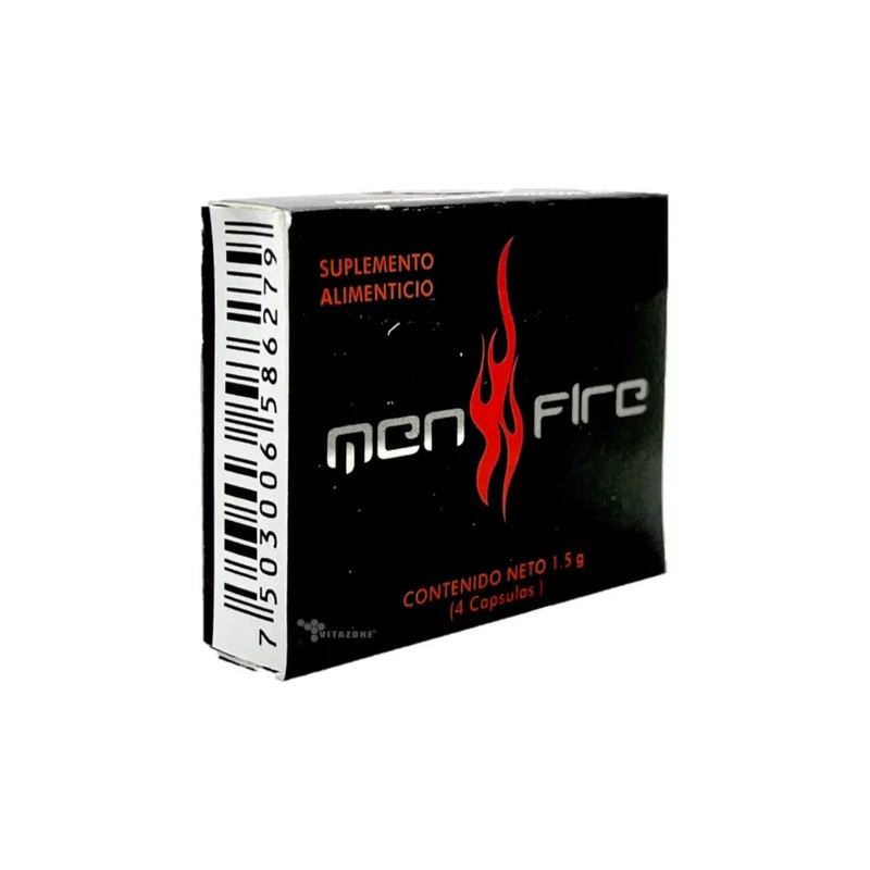 Men Fire (energizante) 10 Piezas Con 4 Cápsulas C/u Protgt