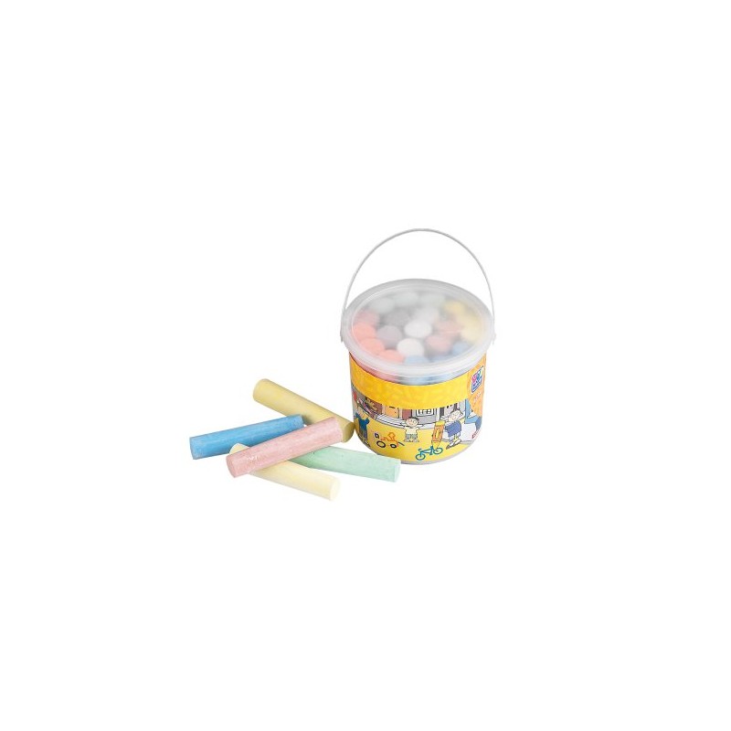 Happy People 63316 20 Pieces Street Chalk, Multi-Color
