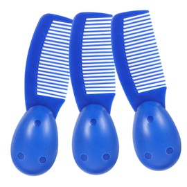 Ipetboom Safety Detangler Hair Combs 3pcs Ball Handle Combs Small Prison Supplies for Men Women