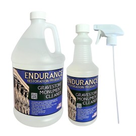 Endurance Gravestone & Monument Cleaner - 1 Gallon + 1 Quart Sprayer