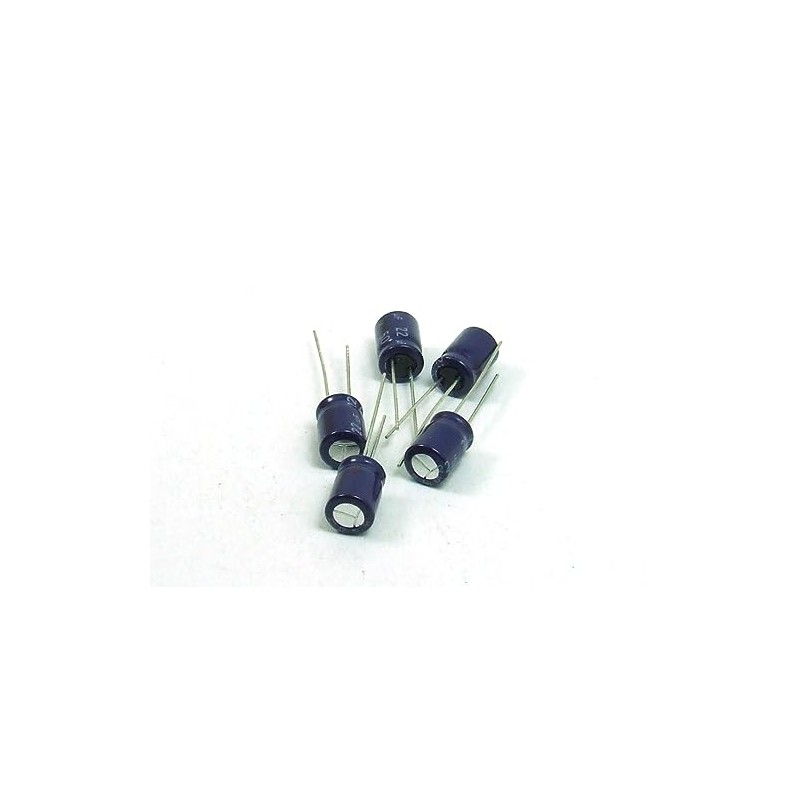 POPESQ® #A5912 Electrolytic Capacitor 22uF 50V Bipolar Pack of 5