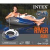 Intex River Run 1-Person Inflatable Floating Water Lounge Tube Raft