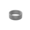 Uarein 1Pc Stainless Steel 8mm Mesh Ring for Women Men.Fashion