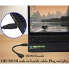 zdyCGTime mini hdmi to standard hdmi cable,1080P 4k HD high