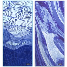 Diveblues Microfiber Beach Towel Fast Drying, Extra Large 71" x 32" Sand Free Beach Towel Super Lightweight Towels for Swimming Pool, Camping, Picnic, Yoga Gym Sports