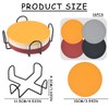 AYNKH 16 PCS Reversible Leather Coasters,1 PCS Coaster Holder, Reversible