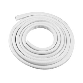 TUCKBOLD Car Door Edge Protective Sealing Strip Gap Range 3/64" to 1/4" U Shape Channel Rubber Automotive Weather Stripping 1.8 Meter White Automotive Parts
