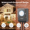 TiFFCOFiO Outdoor Heavy Duty Mechanical Timer Outlet Waterproof, 15 Minutes