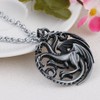 LUREME Inspired Targaryen Pendant Costume Necklace-Antique Bronze (nl005382-3)