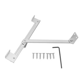 Pwshymi Window Casement Stays, Aluminum Window Stays Adjustable Casement Window Hinge for Arm Extension