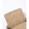F.C. POUCH/MINI BAG TECH LEATHER SUEDE MINI POUCH, beige