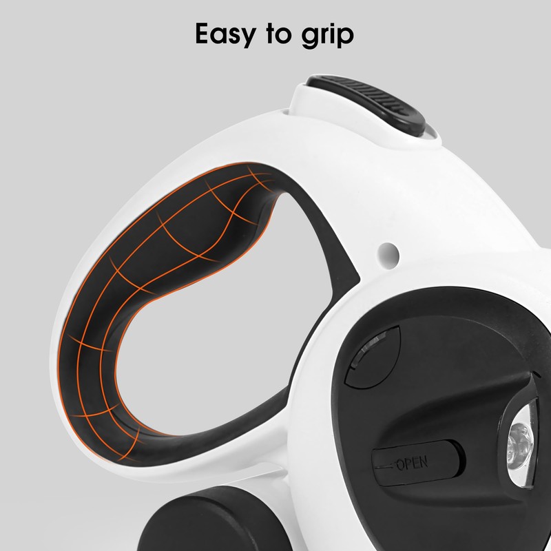 Gauzi 4 in 1 Retractable Dog Leash Long 16.4ft Leashes