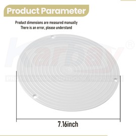 Karbay RV204T 7-1/6" Pool Miser TAN Autofill Lid Designed for RP-204T Pool Miser TAN Autofill -Water Leveler Lid Replacement Part, Essential Pool Maintenance Accessory