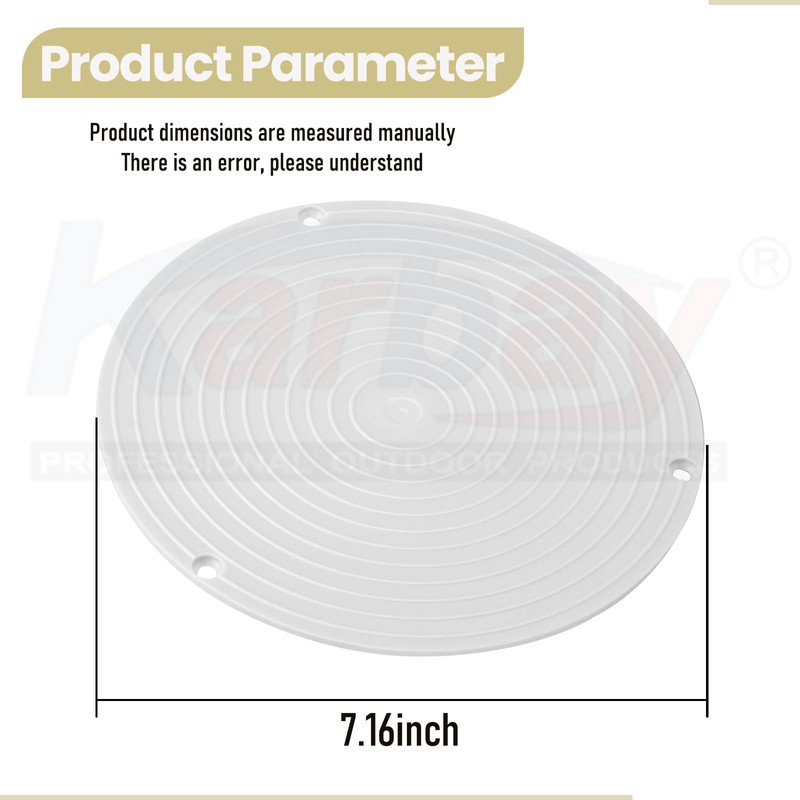 Karbay RV204T 7-1/6" Pool Miser TAN Autofill Lid Designed for
