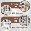 SINCHEEWAY Slatwall Hat Holder, Metal Wire Hat Display Rack for