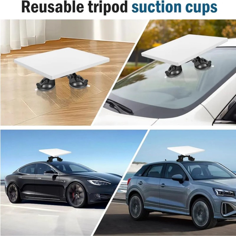 Soporte De Chupon O Ventosa Para Antena Starlink Mini