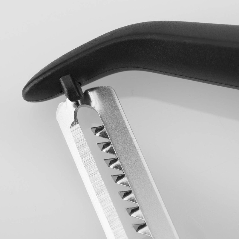 Westmark Gallant Peeler, Plastic/Stainless Steel, Black/Red/Silver