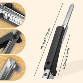 Effortless Arthritis Bottle Opener for Seniors Simple Lid Opener, 2024 Adjustable Handle Stainless Steel Arthritis Jar Lid Opener for Seniors with Arthritis Weak Hands (Black) (A)