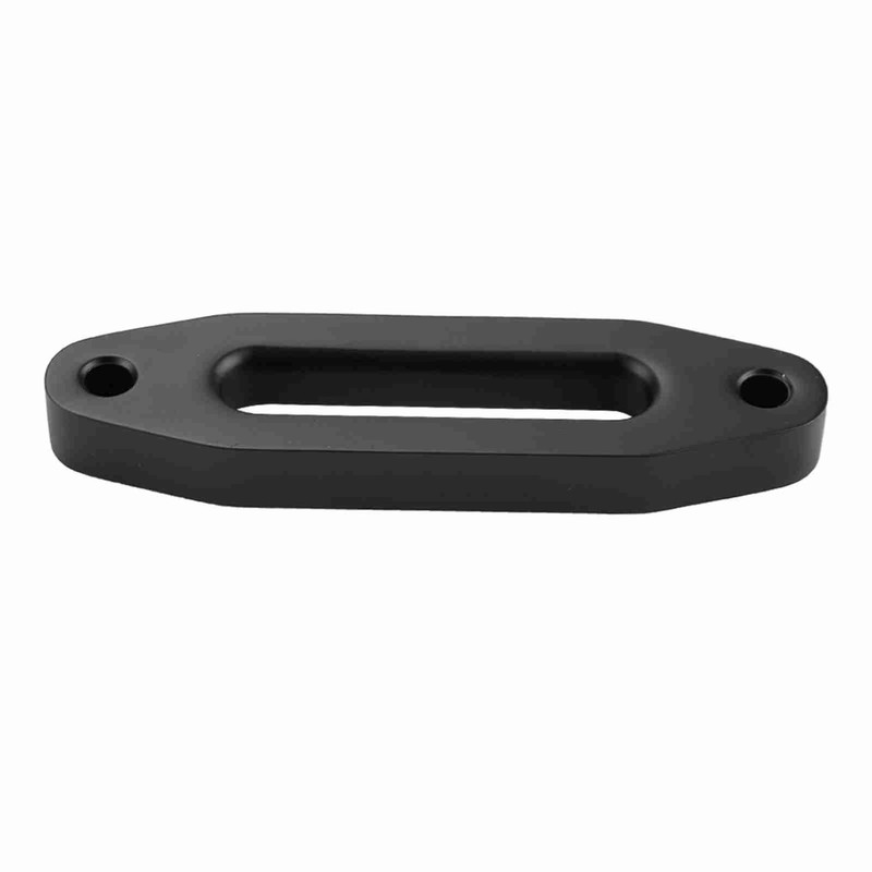 6inch Black Aluminum Hawse Fairlead for Synthetic Winch Rope Cable