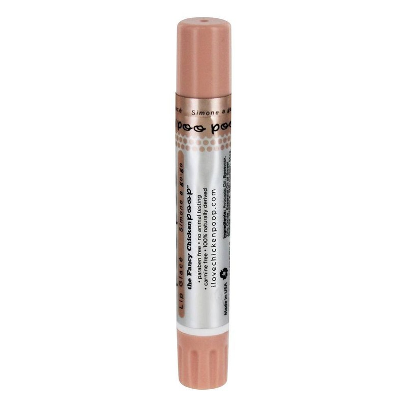 Simone ChickenBone 100% Natural Moisturizing Lip Gloss, La Chick Poo