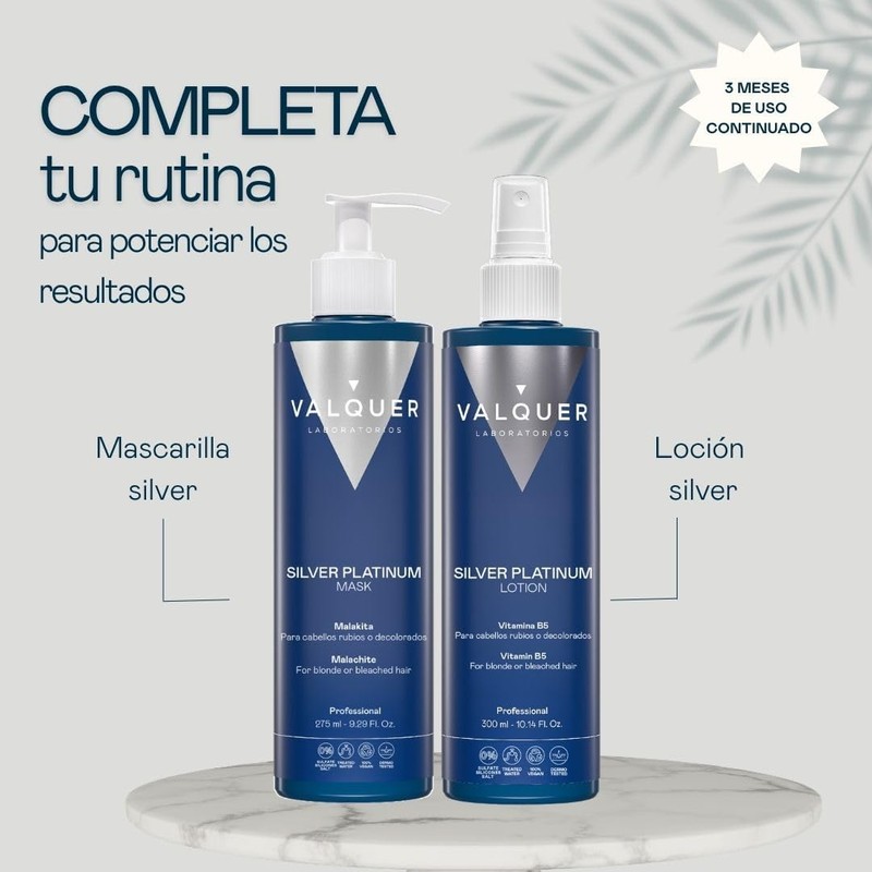 VALQUER Shampoo Matizador Morado sin Sulfatos, 400 ml