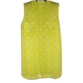 Equipment Sleveless Signature Shirt Blouse (XS)