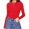 Shen&Qege Women's Bodysuits Crew Neck long Sleeve Bodysuits Tops