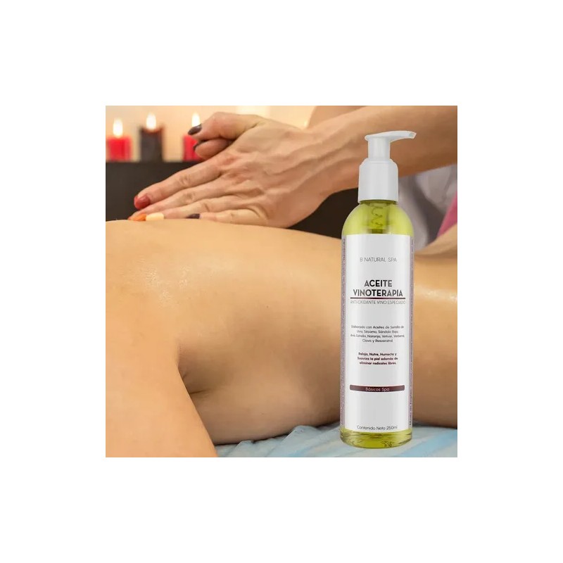 Aceite Vinoterapia Con Resveratrol Masaje Spa 250ml