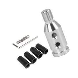 Partuto Gear Shift Knob Adapter Kit with 4 Hoses M12x1.25 Lever Cover Head Replacement