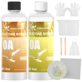 KHKD RESIN 0A Silicone Mold Making Kit 18oz, Platinum Cure 4H Cure