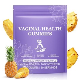 Gomitas probióticas vaginales para mujeres, equilibrio del pH femenino, flora vaginal saludable y olor vaginal, suplemento para la salud vaginal,...  