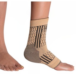 farmer's craft Ankle Brace Support Sleeve & Moisturizing Treatment for Cracked Heel, Adjustable Neoprene Breathable Stabilizer Socks (Medium)