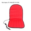 Thickening Heated Car Single Seat Cushion Chair Heating Pad 12VRed