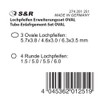 7-Piece S&R Replacement Hole Punch Set for Revolving Punch Pliers