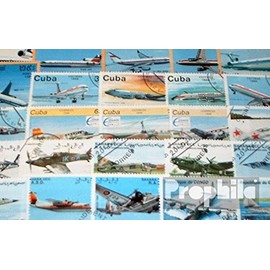 Motives 150 various Aircraft stamps (Stamps for collectors) Airplanes/Balloons/Zeppelins/Aviation