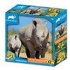 Animal Planet AP13791 Rhinocers 63 Pieces Rhinoceros 3D Effect Jigsaw