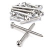 Drenky 100pcs M4 Stainless Steel Self Tapping Screws Phillips Pan