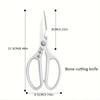 Stainless Steel Scissors, Thickened And Multifunctional, Original Alloy Scissors, Thick,
