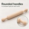 Mini Rolling Pin 4pcs 5.5-inch, Mini Wooden Rolling Pins, Family