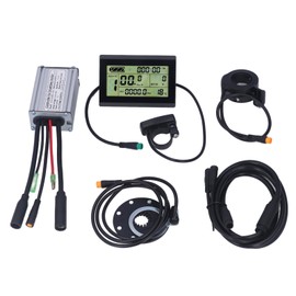 Electric Bike Conversion Kit Waterproof Bicycle Lithium Battery Modified Controller Kit with LCD3 Display Meter